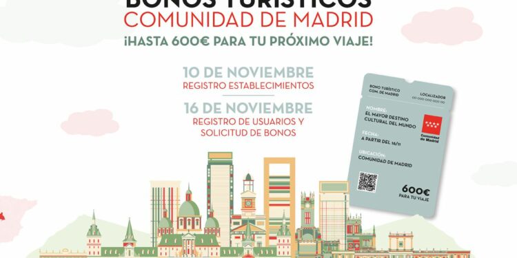 Bonos turísticos en Madrid: dinero, requisitos y cómo solicitar las ayudas de viajes