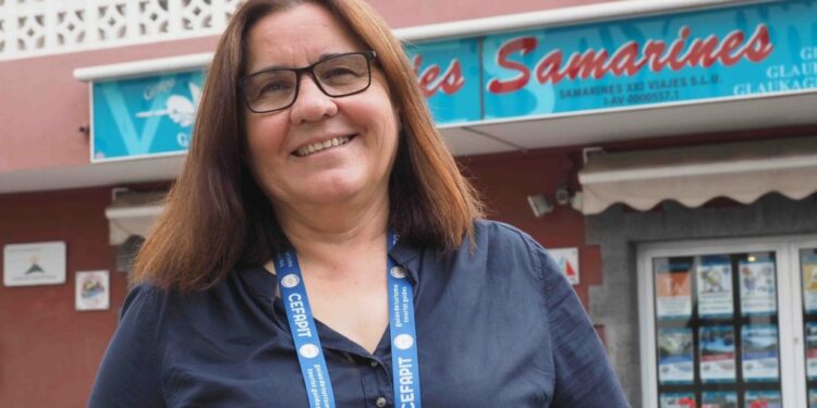 Castellano, propietaria de Viajes Samarines: “El volcán es insólito por sí solo”