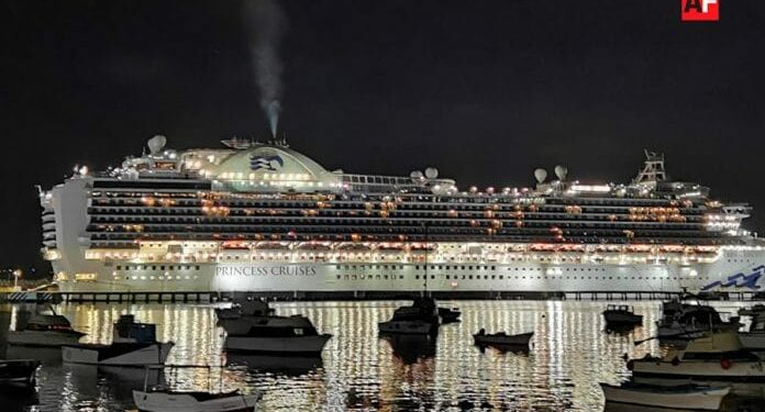 Crucero Crown Princess hace escala en Manzanillo para trabajos de mantenimiento y reparaciones | AFmedios .