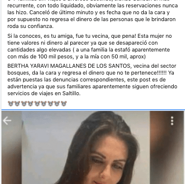 Denuncian a mujer regia por fraude a familias de Coahuila