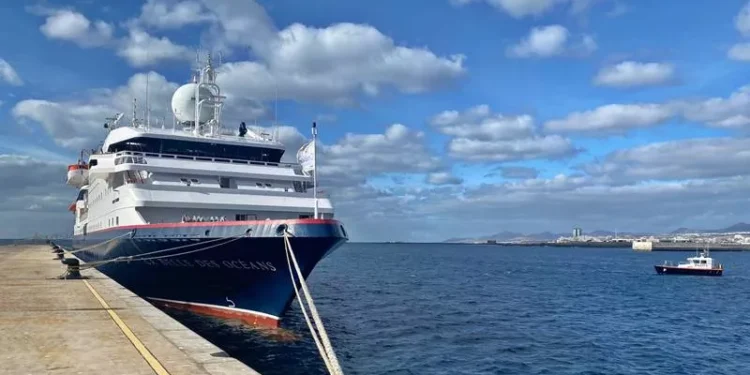 El crucero 'La belle des oceans' elige Arrecife como puerto base