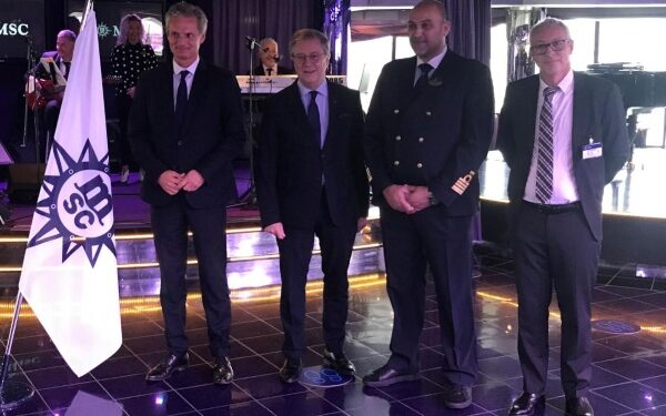 Haropa Port celebra nuevo servicio de MSC Cruceros
