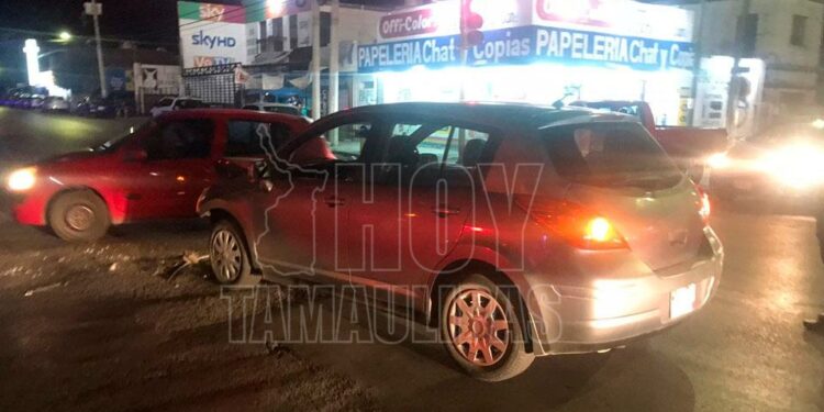 Hoy Tamaulipas - Accidentes en Tamaulipas Choque de crucero dej una persona lesionada en Ciudad Victoria