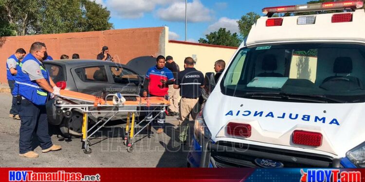 Hoy Tamaulipas - Accidentes en Tamaulipas Choque de crucero en Ciudad Victoria deja una lesionada