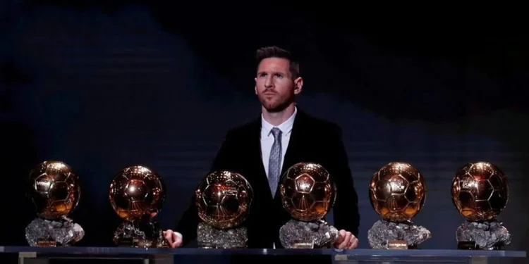 Lionel Messi fue informado de que habría ganado su séptimo balón de oro