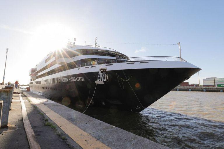 El primer crucero que llegó en la temporada 2021/2022