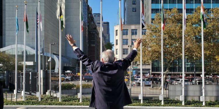Los dos viajes de AMLO a Nueva York