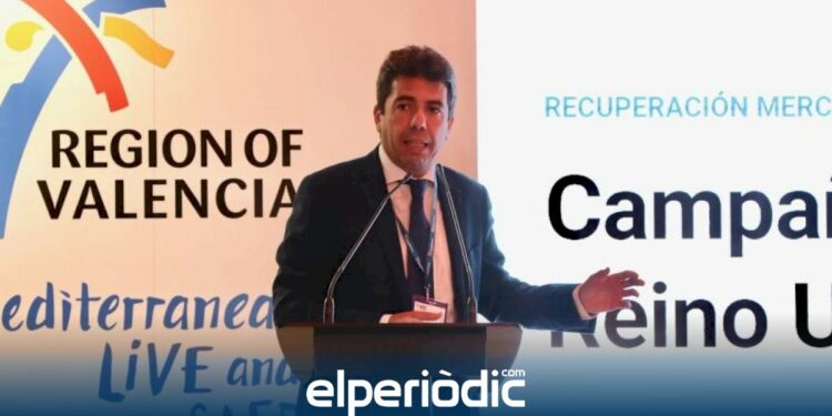 Mazón activa un plan extraordinario para acelerar las reservas de turistas británicos en la Costa Blanca de cara a 2022