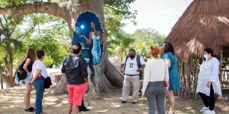 Participantes del Tianguis Turístico de Mérida visitan el pueblo mágico de Maní
