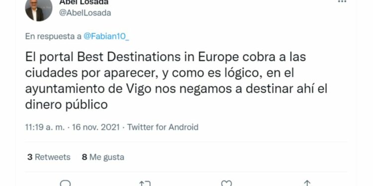 Vigo no está entre los destinos favoritos de Europa para ver las luces de Navidad