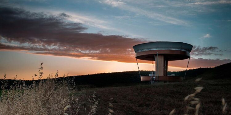 una moderna cabaña transportable en la Toscana – Revista Para Ti