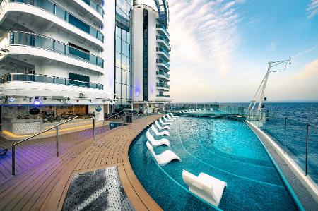 La piscina infinita MSC Seashore - Comunicado de prensa - Comunicado de prensa