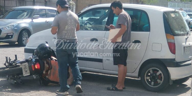 Accidente en peligroso crucero de Francisco de Montejo
