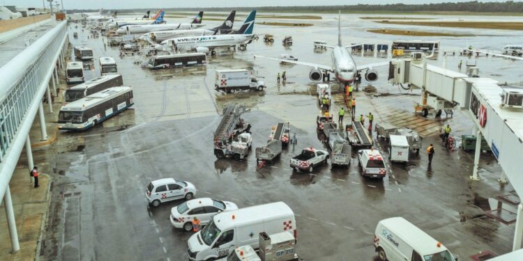 Aeropuerto de Cancún logró récord en operaciones