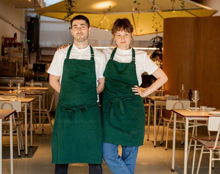 Nicolás Arcucci y Micaela Najmanovich, dueños y cocineros de Anafe.