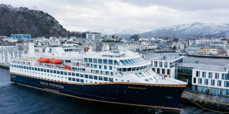 Cruceros de Havila Kystruten recorrerán nueva ruta con motores de Kongsberg
