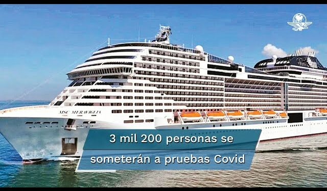 Detectan 10 casos de Covid-19 en crucero con miles de personas en EU; paró en México