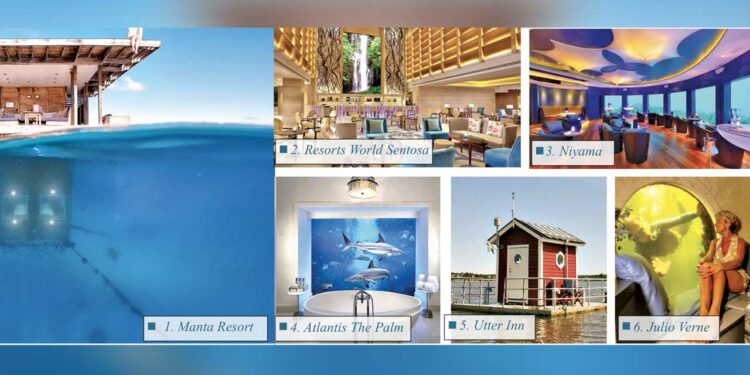 Dormir bajo el mar: los 6 mejores hoteles submarinos del mundo - Revista Así