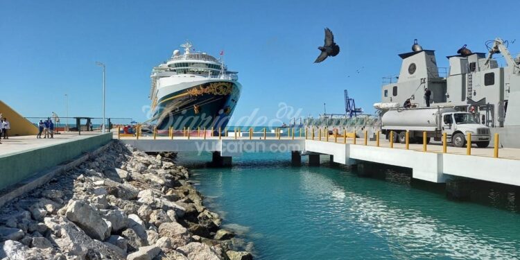 El Crucero Disney llegó a puerto Progreso justo el día de navidad