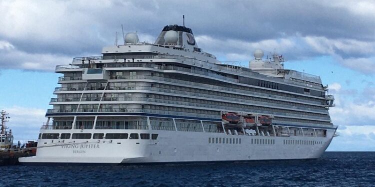 El crucero Viking Júpiter no arribará finalmente a Puerto Madryn