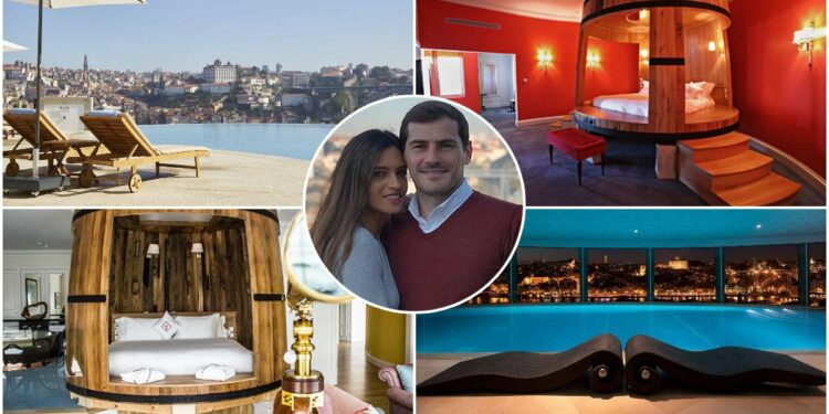 El espectacular y exclusivo hotel de lujo en el que Casillas y Sara Carbonero se alojaron en Oporto
