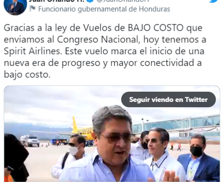 Es falso que diez personas puedan viajar desde Palmerola a Miami por el precio que lo hace una persona desde Toncontín