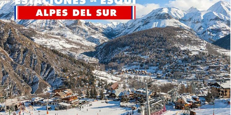 Estaciones de esquí en los Alpes del Sur