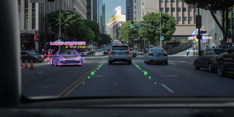 Hologramas en el coche: WayRay muestra el concepto de pantalla 3D