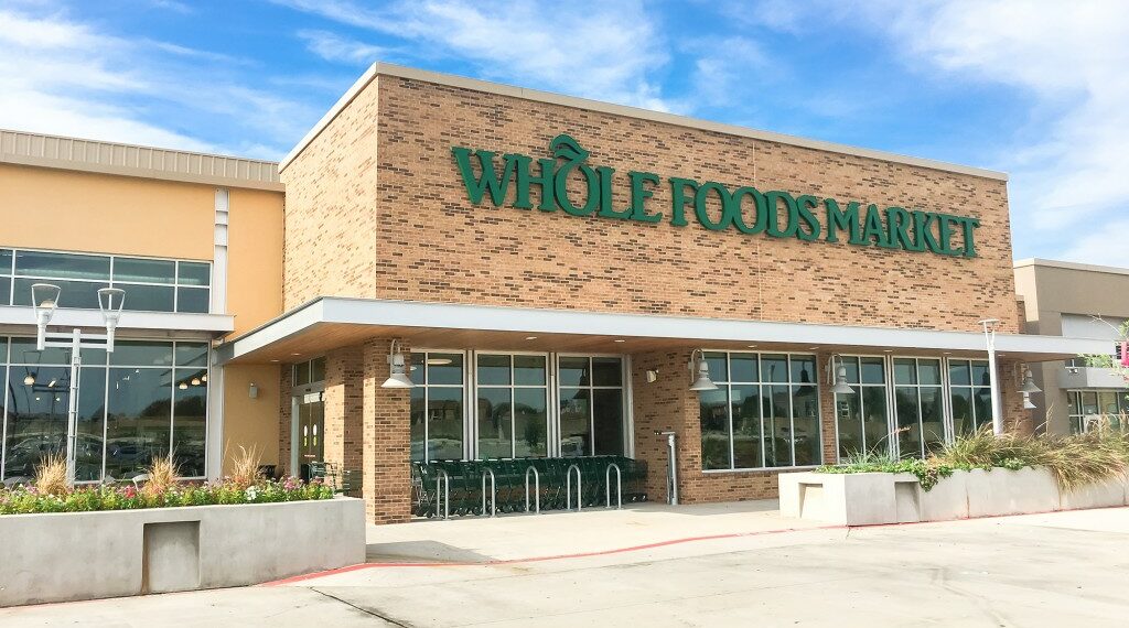 Exterior de Whole Foods en Irving, Texas