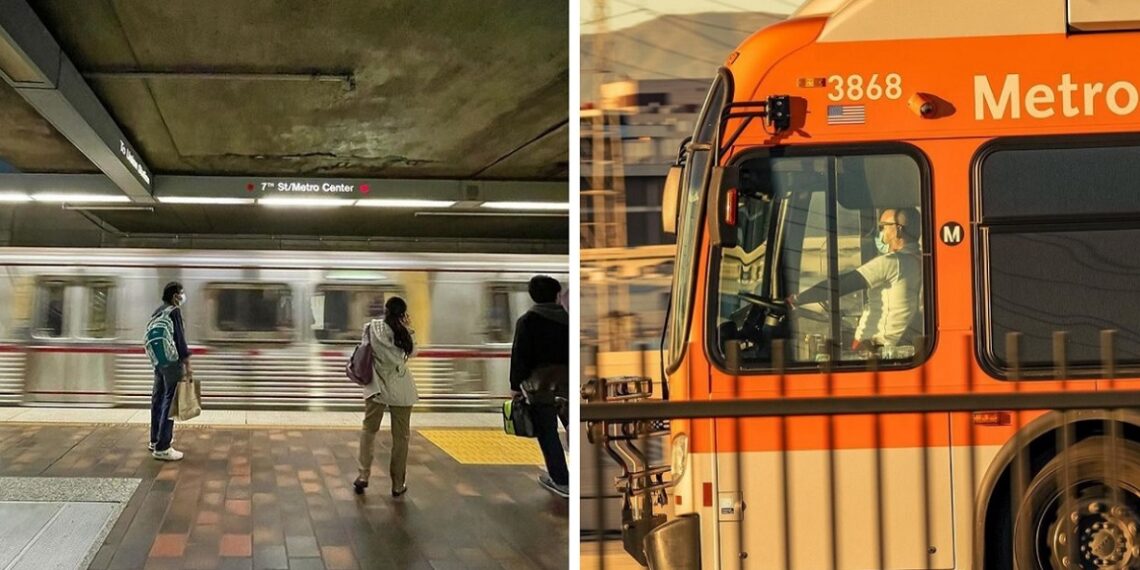Servicio será gratuito en el Metro de Los Ángeles por Año Nuevo.