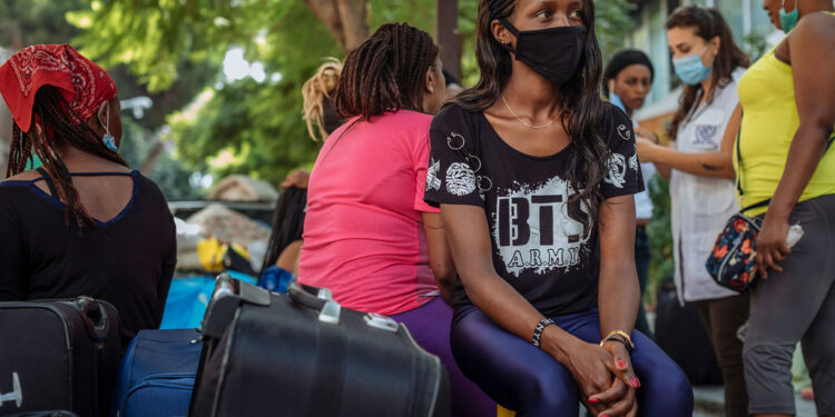 Algunos migrantes pudieron regresar a sus países de origen con el respaldo de organizaciones locales en el Líbano