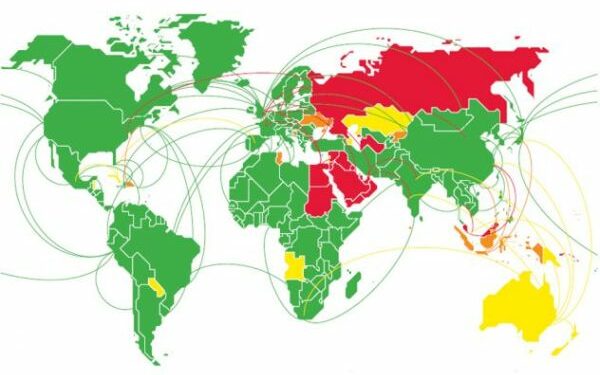 onusida países restricciones viajar VIH