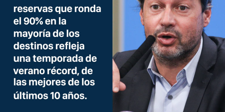 Pese al aumento de contagios, la ocupación turística en todo el país llega al 90% para enero