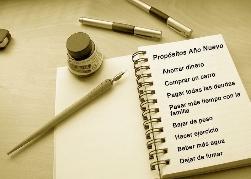 Propósitos de Año Nuevo; ¿ya tienes tu lista?