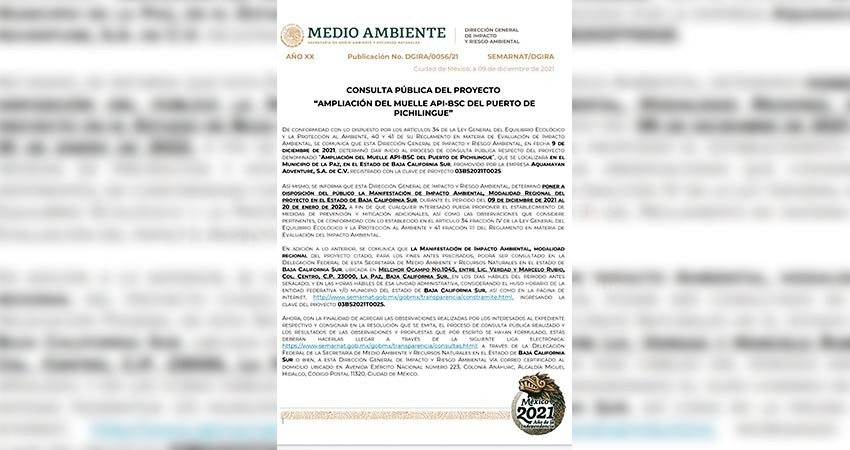 Someten a consulta pública proyecto de muelle de cruceros en Pichilingue Someten a consulta pública proyecto de muelle de cruceros en Pichilingue