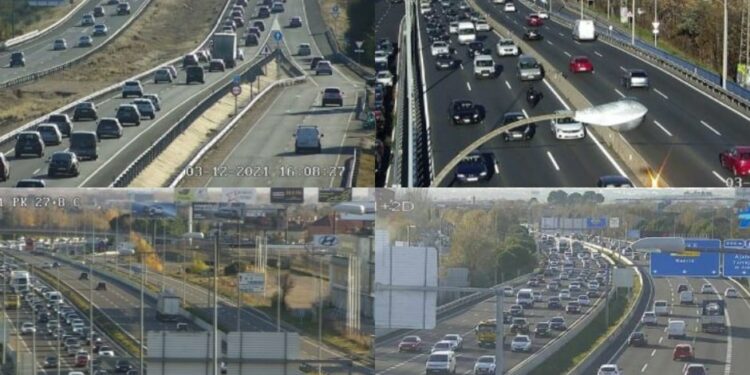 ocho millones de desplazamientos complican la salida de las grandes ciudades