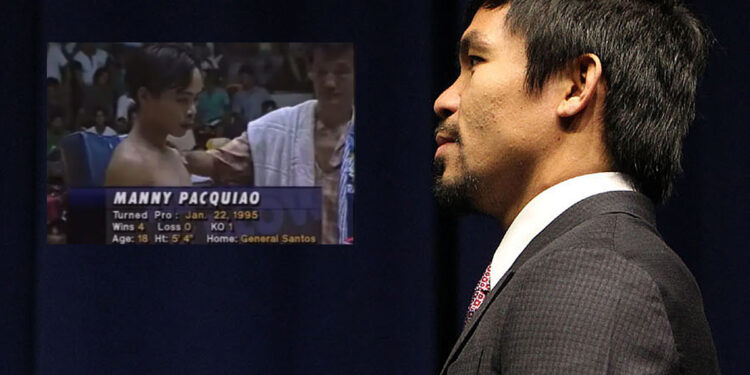 ‘Era pobre y necesitaba comer’; Pacquiao debutó ilegalmente en el box