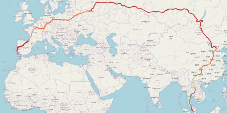 Este es el nuevo viaje en tren más largo del mundo y dura 21 días