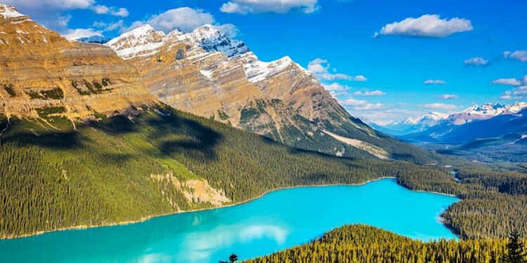 Este llamativo lago de Norteam