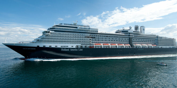 Holland America Line modifica tres viajes del MS Nieuw Amsterdam
