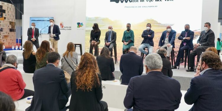 La Diputación de Valladolid presenta en FITUR la Milla de Oro del Vino como destino de excelencia enoturística