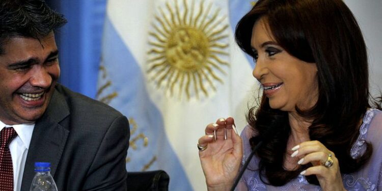 Jorge Capitanich y Cristina Kirchner