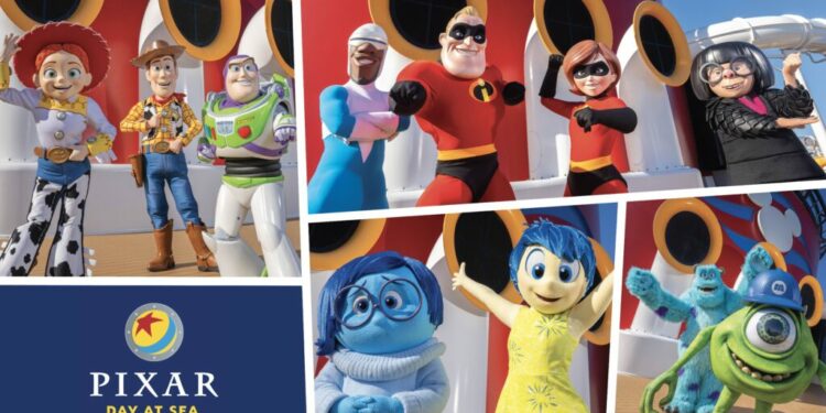 Los personajes de Disney Pixar llegarán a tu crucero favorito