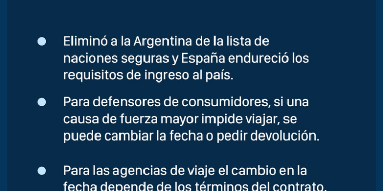 Reclamar o reprogramar: las alternativas de las agencias ante los cambios para entrar a España