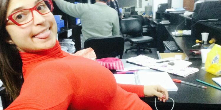 Florencia en su otra vida, la de oficinista.