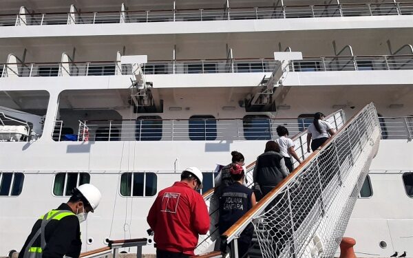 Terminal Puerto Arica (TPA) recibe a segundo crucero con Aduana Sanitaria para control de pasajeros