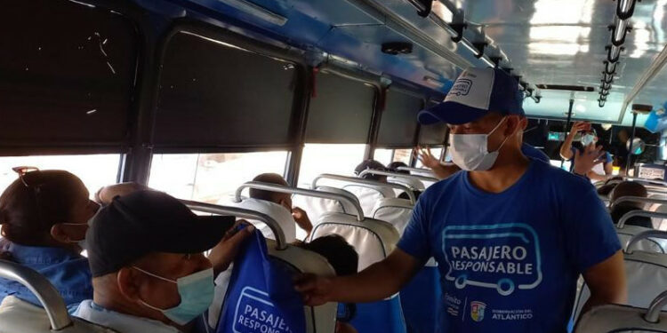 Tránsito del Atlántico inicia el 2022 promoviendo viajes seguros en el transporte público intermunicipal