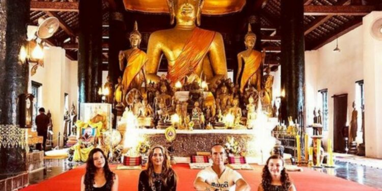 Viajes de Andrea Legarreta y su familia por el mundo