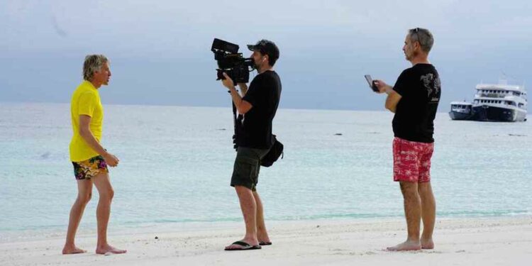 El programa en las islas Maldivas.