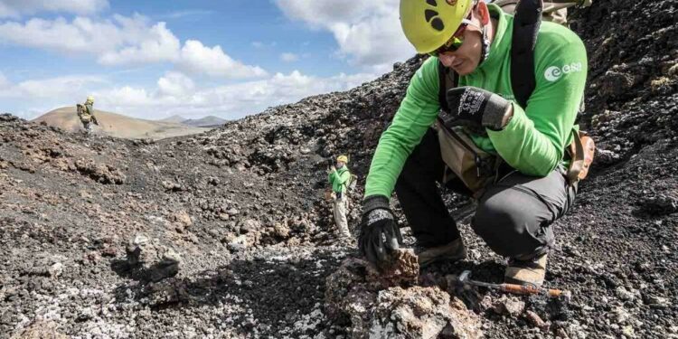 entrenamiento de astronautas en Lanzarote